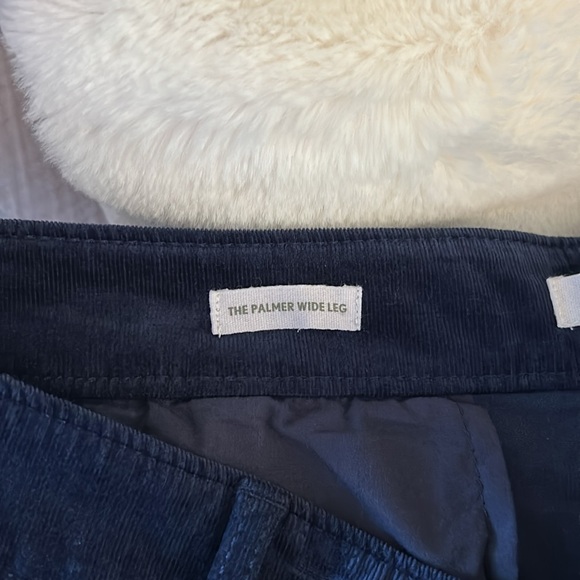 LOFT Navy Wide Leg Corduroy Pants - Picture 6 of 13